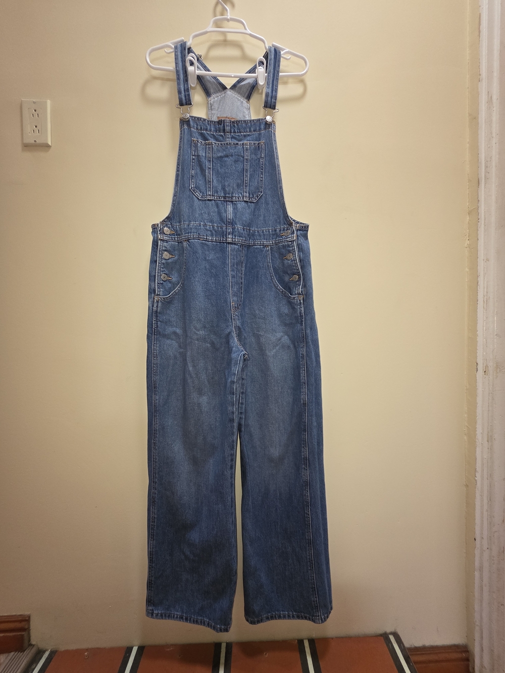 Levi's Denim Overalls Adjustable Straps Straight-leg Size L